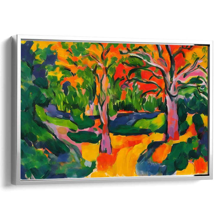 Vivid Blast Canvas Vision: Fauvist Explosion of Color Canvas Art Print
