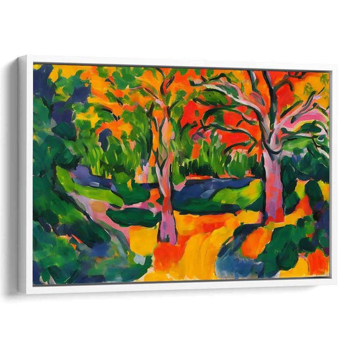 Vivid Blast Canvas Vision: Fauvist Explosion of Color Canvas Art Print