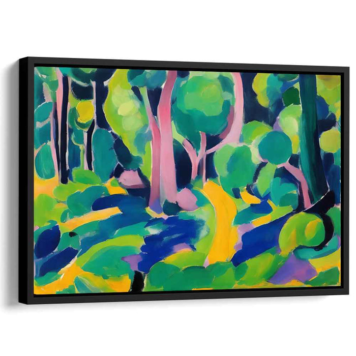 Wild Pigment Harmony Burst: A Fauvist Color Symphony Canvas Art Print