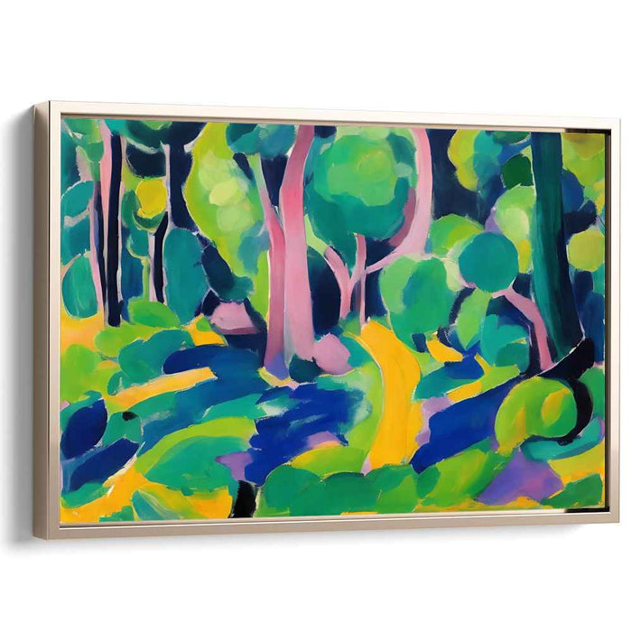 Wild Pigment Harmony Burst: A Fauvist Color Symphony Canvas Art Print