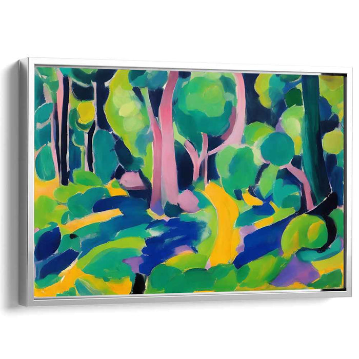 Wild Pigment Harmony Burst: A Fauvist Color Symphony Canvas Art Print