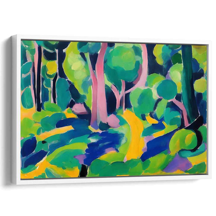 Wild Pigment Harmony Burst: A Fauvist Color Symphony Canvas Art Print