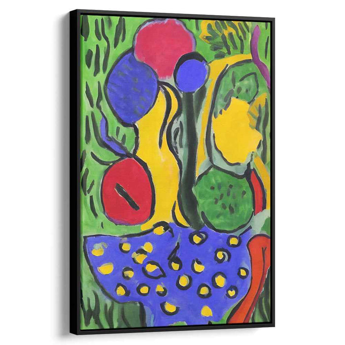 Enigmatic Garden: A Vivid Abstract Symphony