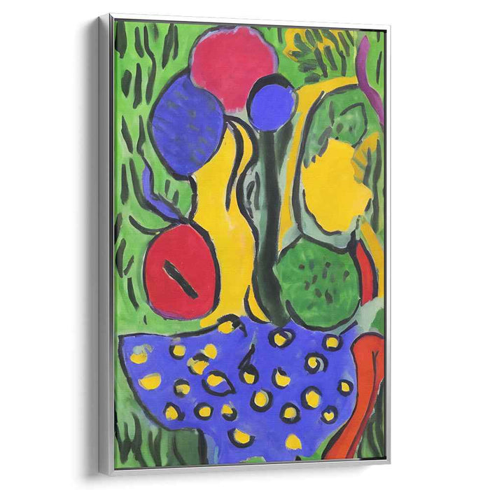 Enigmatic Garden: A Vivid Abstract Symphony