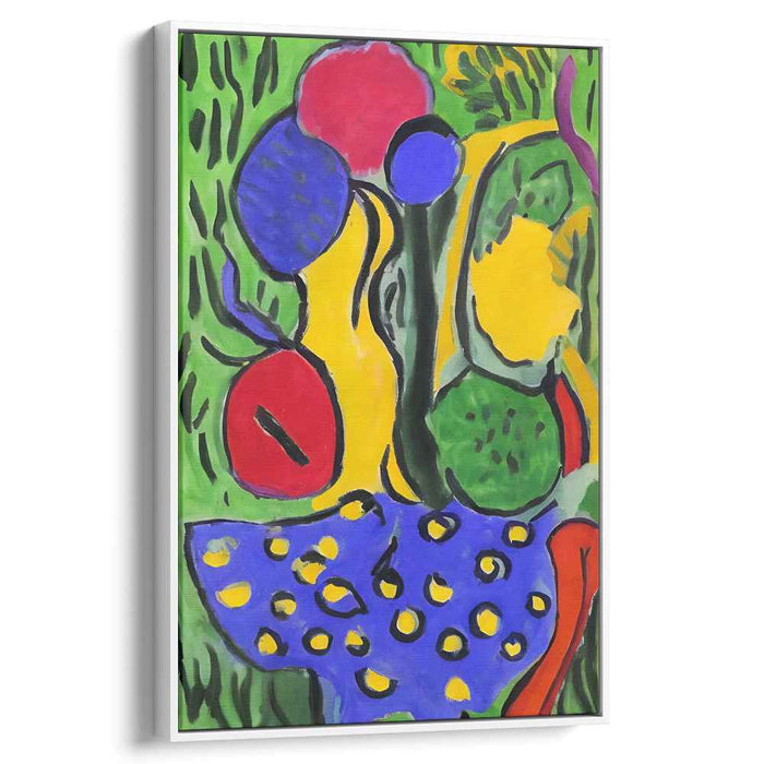 Enigmatic Garden: A Vivid Abstract Symphony