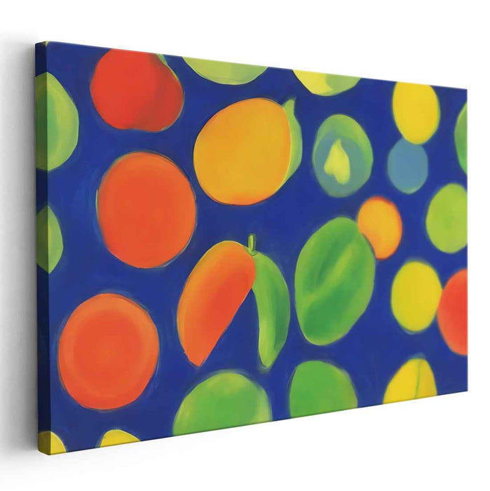 Fruit Medley Melodies: A Symphony of Colorful Fruits Canvas Art