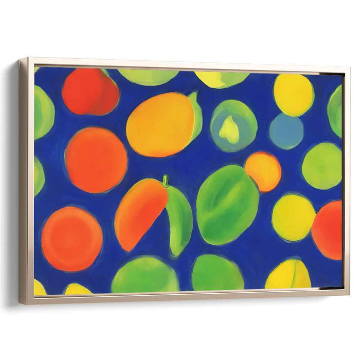 Fruit Medley Melodies: A Symphony of Colorful Fruits Canvas Art