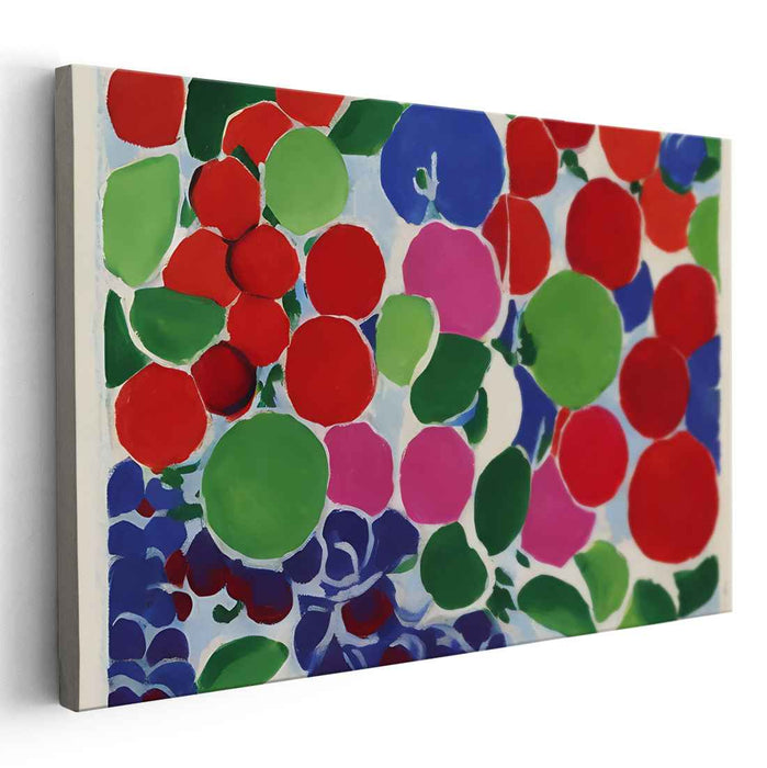 Chromatic Chaos Serenade: Bold Colorful Abstract Canvas Art