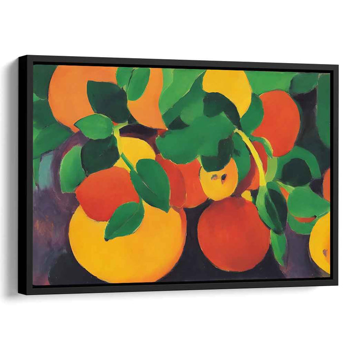 Vibrant Citrus Dreams: A Lush Fauvist Fruit Portrait