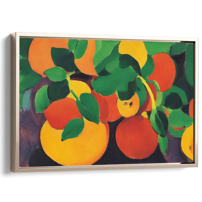 Vibrant Citrus Dreams: A Lush Fauvist Fruit Portrait