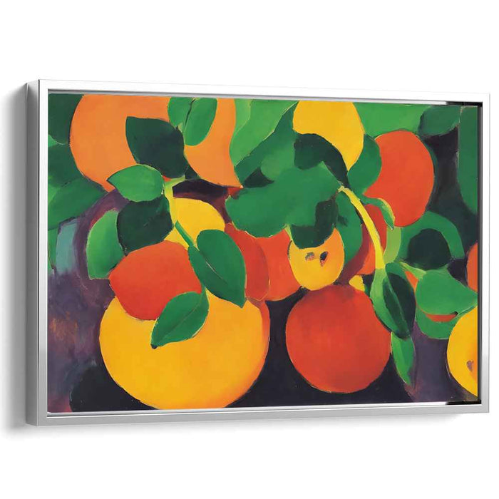 Vibrant Citrus Dreams: A Lush Fauvist Fruit Portrait
