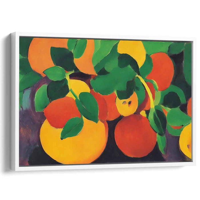 Vibrant Citrus Dreams: A Lush Fauvist Fruit Portrait