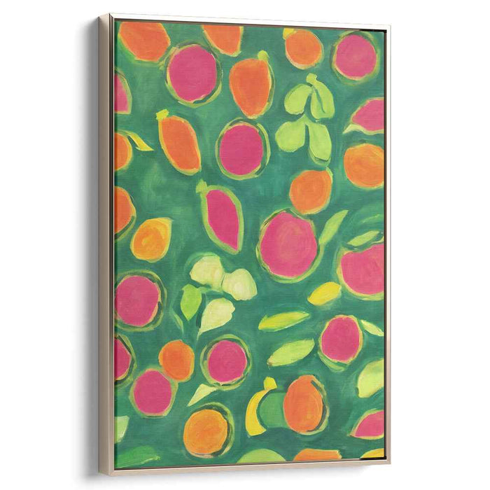 Velvet Impressions: Lush Textural Impressionist Canvas Art Print