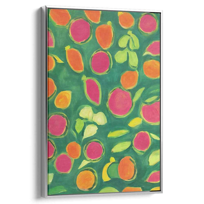 Velvet Impressions: Lush Textural Impressionist Canvas Art Print