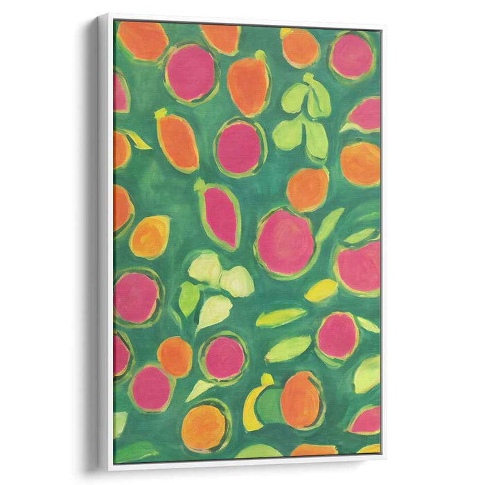 Velvet Impressions: Lush Textural Impressionist Canvas Art Print