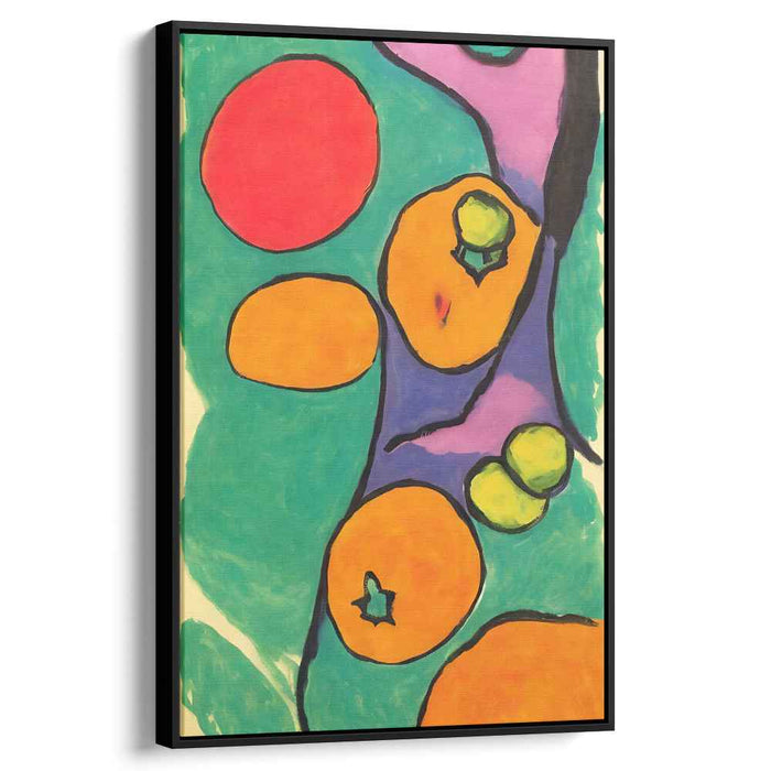 Ephemeral Orb Dance: Contemporary Abstract Colorful Circles Canvas Art
