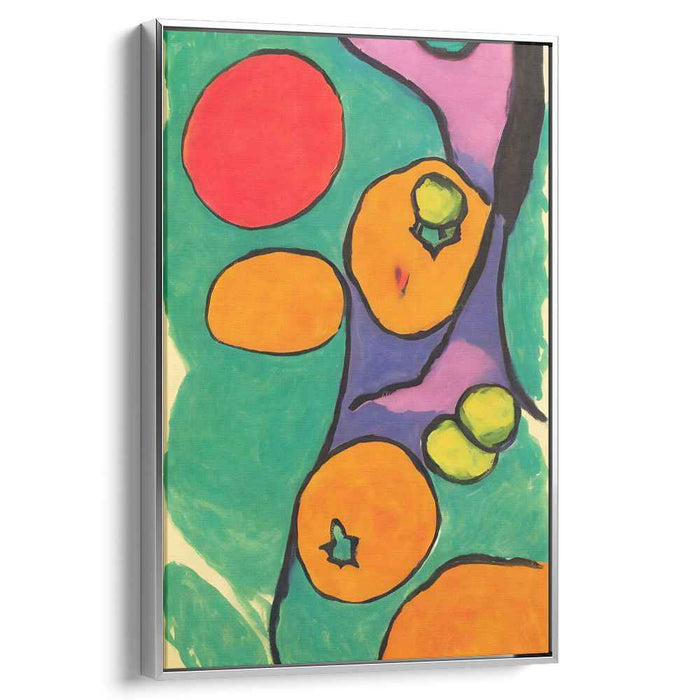 Ephemeral Orb Dance: Contemporary Abstract Colorful Circles Canvas Art