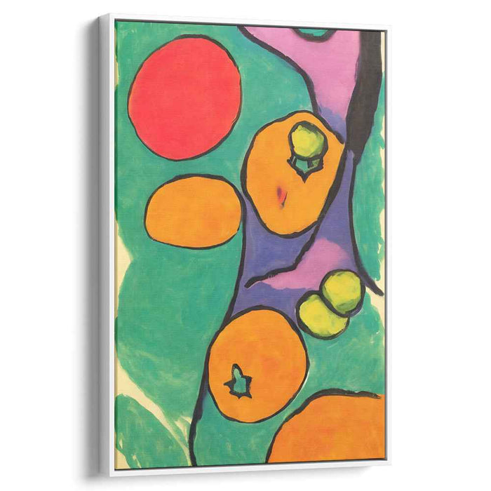 Ephemeral Orb Dance: Contemporary Abstract Colorful Circles Canvas Art