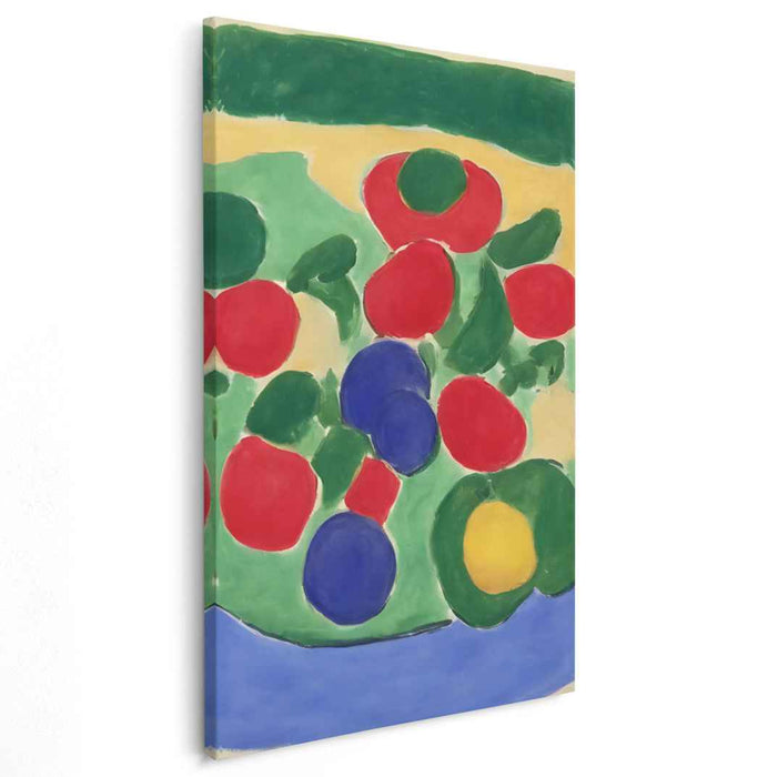 Ebullient Palette Symphony: Vibrant Abstract Expressionist Canvas Art