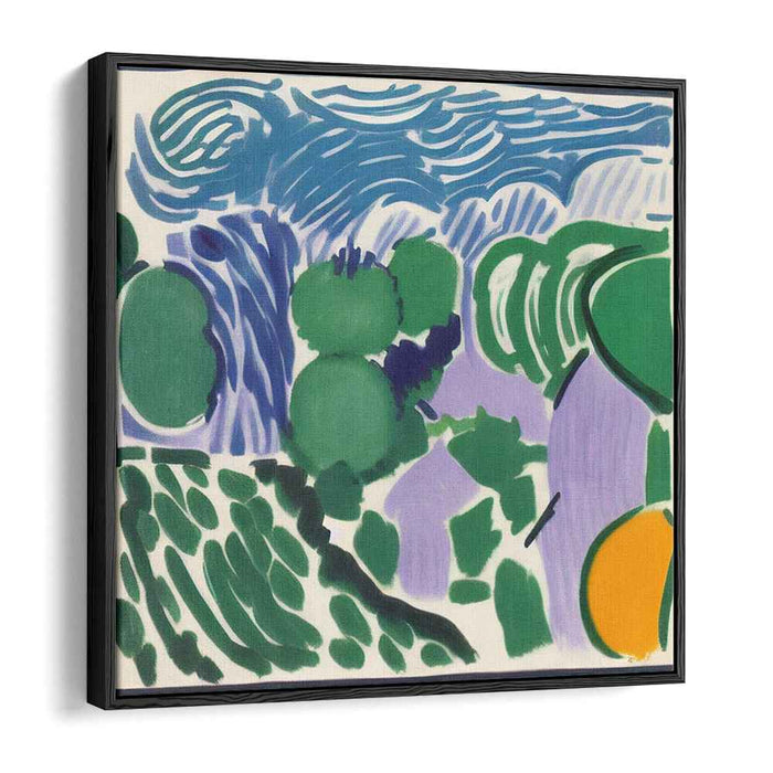 Vivid Emotionscape: Dynamic Expressionist Canvas Art