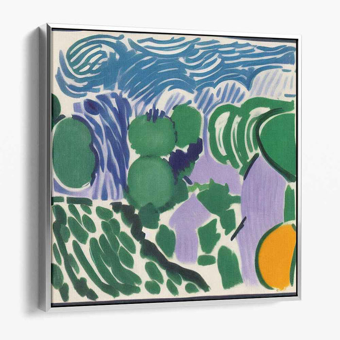 Vivid Emotionscape: Dynamic Expressionist Canvas Art