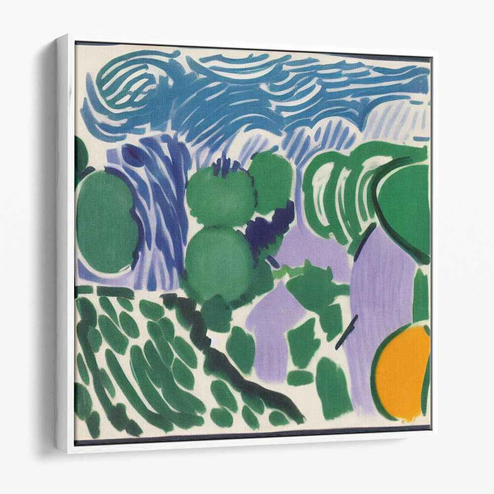 Vivid Emotionscape: Dynamic Expressionist Canvas Art