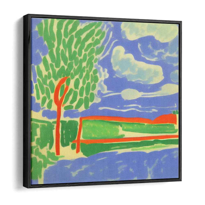 Whimsical Countryside: Bold and Bright Contemporary Landscape Art