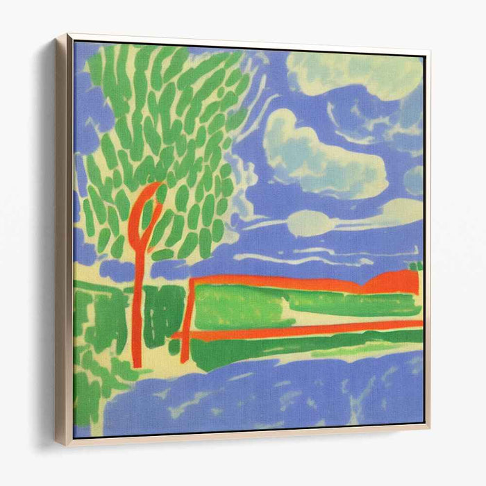 Whimsical Countryside: Bold and Bright Contemporary Landscape Art