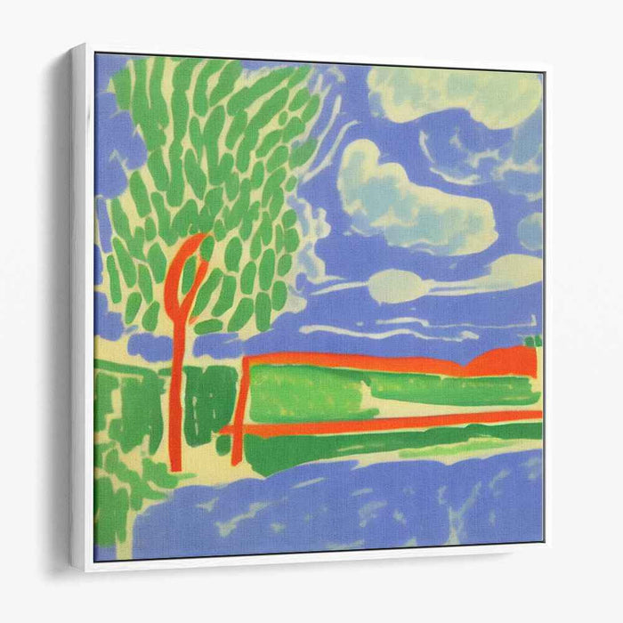 Whimsical Countryside: Bold and Bright Contemporary Landscape Art