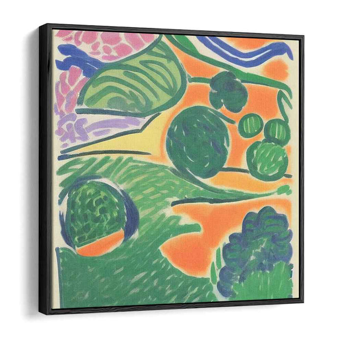 Colorful Emotion Spectrum: Vibrant Abstract Expressionist Canvas Art