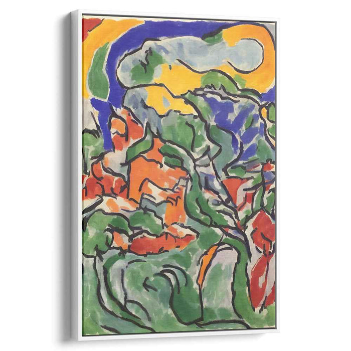 Wild Spectrum Dreamscape: Fauvist-Inspired Vibrant Landscape Canvas Art