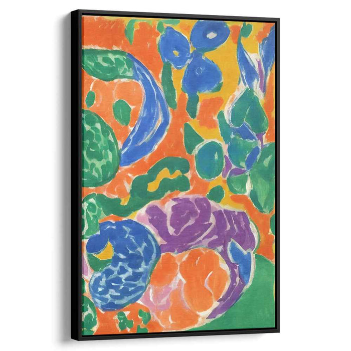 Wild Brush Strokes Ballet: Abstract Fauvist Canvas Art Print