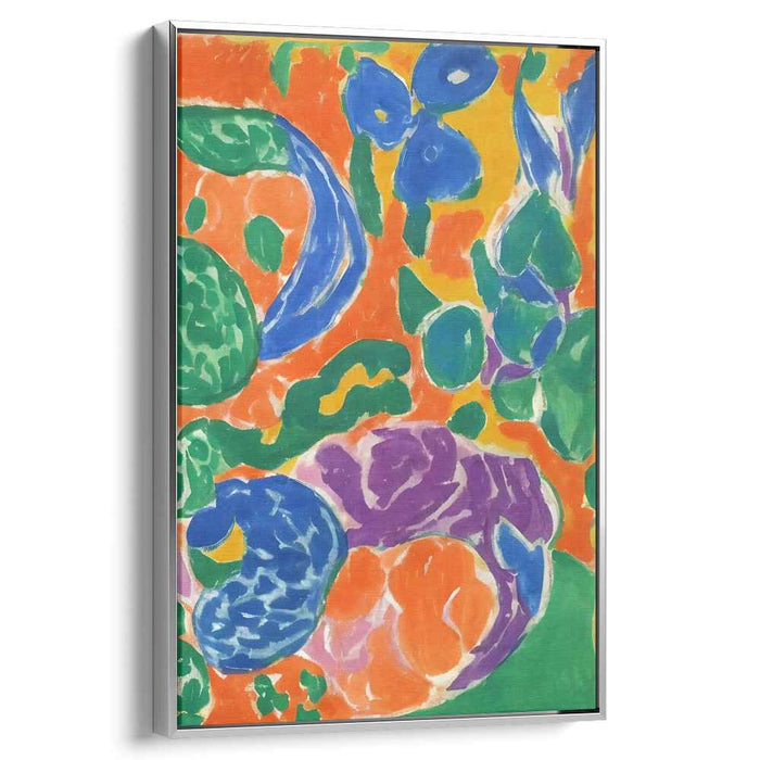Wild Brush Strokes Ballet: Abstract Fauvist Canvas Art Print