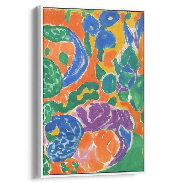Wild Brush Strokes Ballet: Abstract Fauvist Canvas Art Print