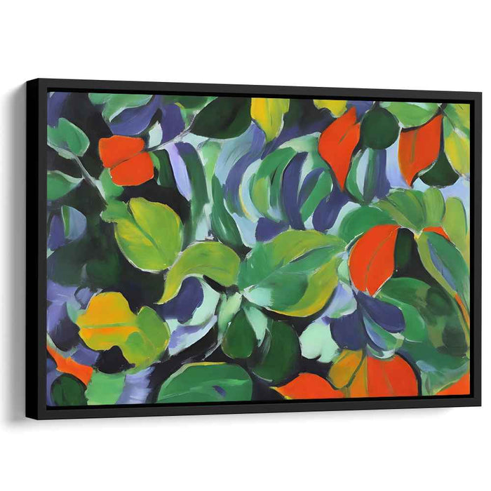 Chaos of Vines: Abstract Jungle Canvas Art Print