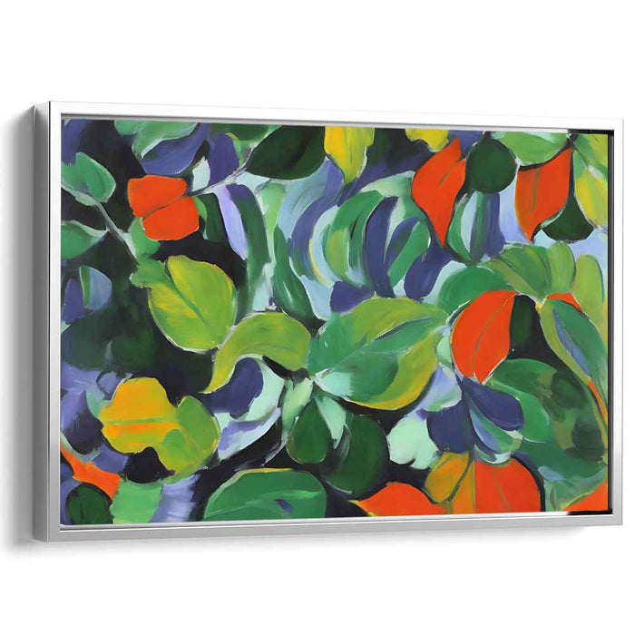 Chaos of Vines: Abstract Jungle Canvas Art Print