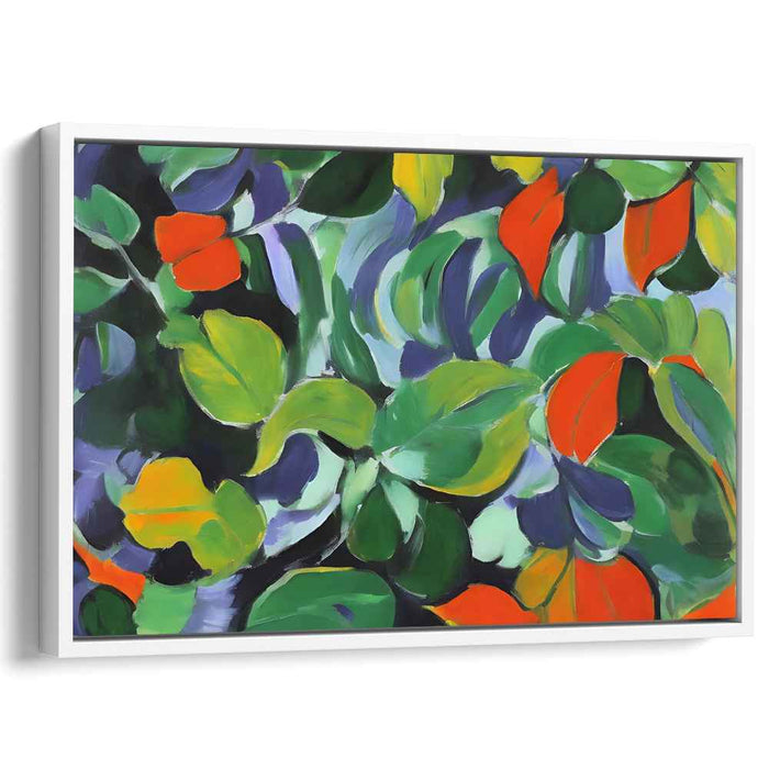 Chaos of Vines: Abstract Jungle Canvas Art Print