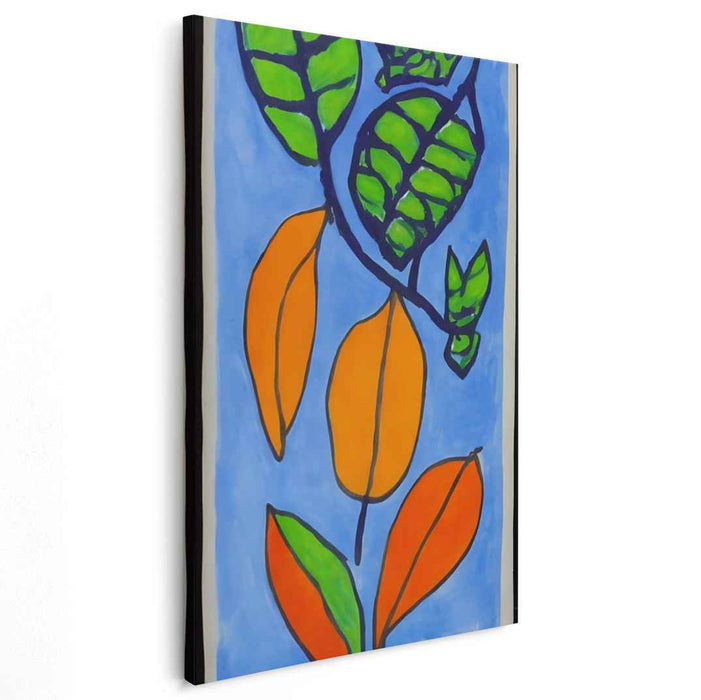Organic Modernity: Contemporary Nature-Inspired Canvas Art Print