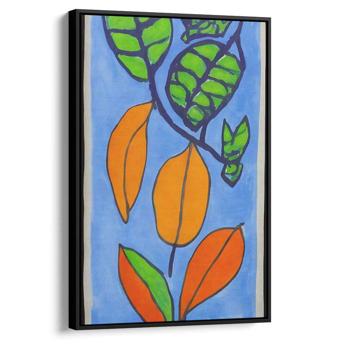 Organic Modernity: Contemporary Nature-Inspired Canvas Art Print