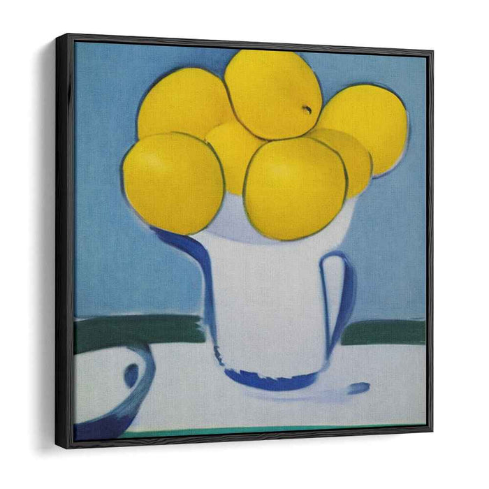 Sunny Lemons: Modern Still Life Canvas Art Print