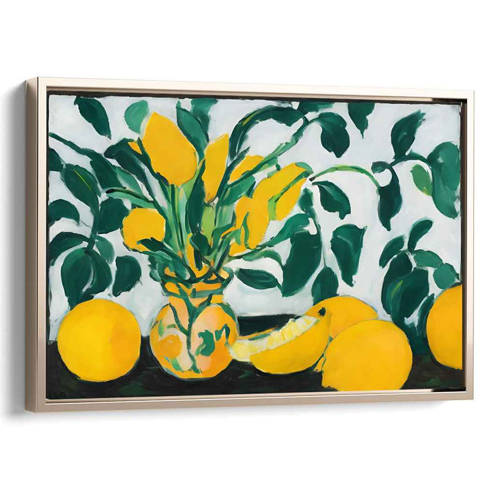 Eternal Canvas Echoes: Vibrant Still Life Canvas Art Print