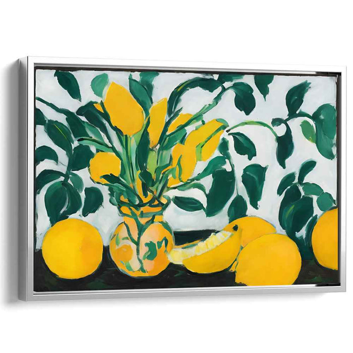 Eternal Canvas Echoes: Vibrant Still Life Canvas Art Print