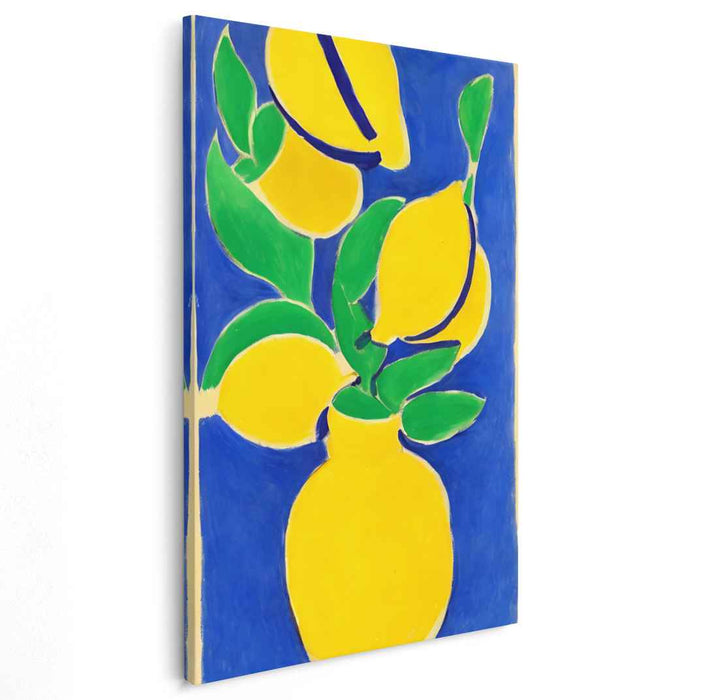 Melodic Sunshine Burst: A Vivid Summer Symphony Canvas Art Print