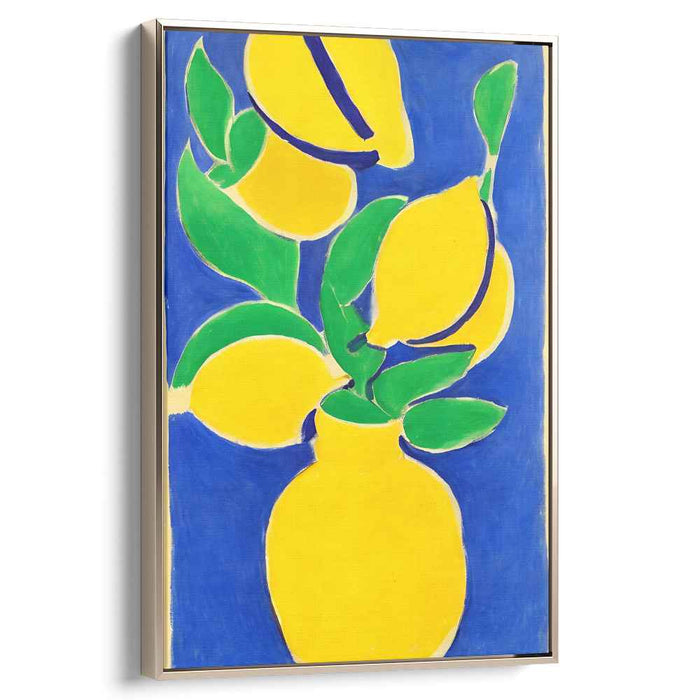 Melodic Sunshine Burst: A Vivid Summer Symphony Canvas Art Print