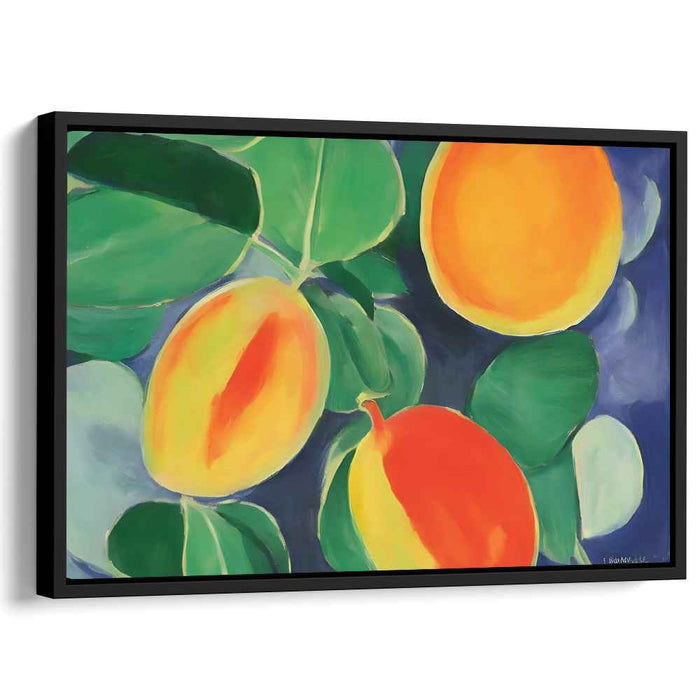 Juicy Symphony: Expressive Fruit Canvas Art Print