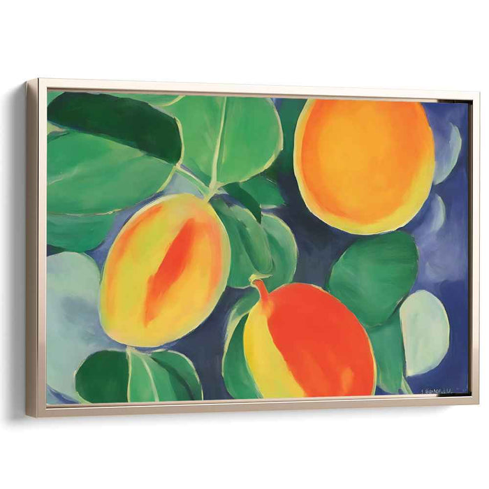 Juicy Symphony: Expressive Fruit Canvas Art Print