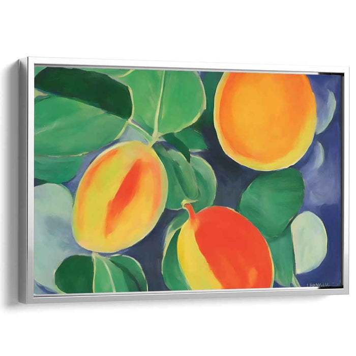 Juicy Symphony: Expressive Fruit Canvas Art Print