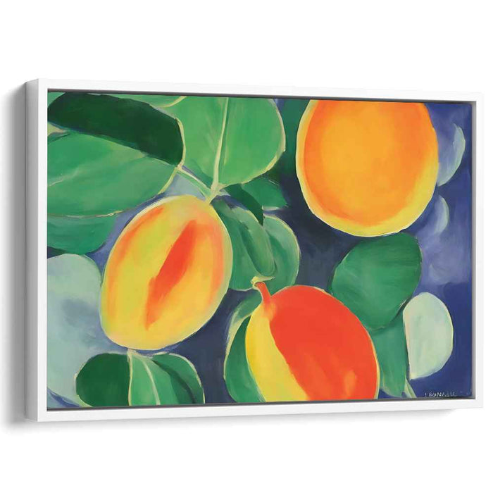 Juicy Symphony: Expressive Fruit Canvas Art Print