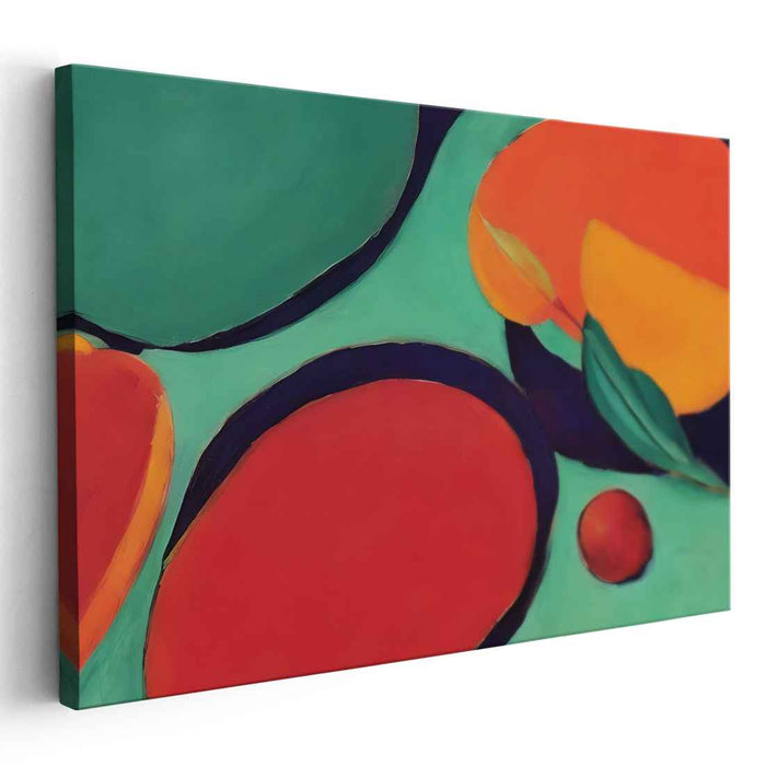 Colorful Abundance: Modernist Fruits on Canvas