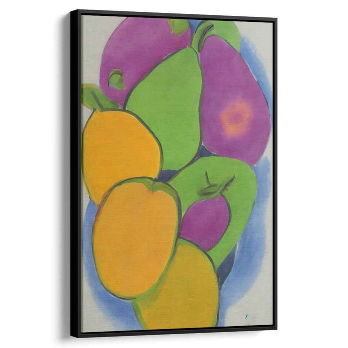 Silent Harvest Symphony: Abstract Still Life of Fruits